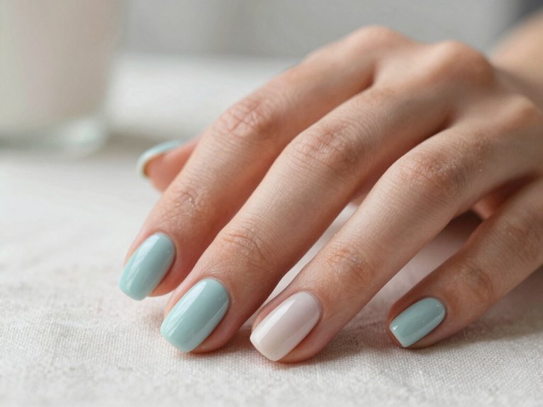 Solid Color Spring Nails That Look Clean and Chic 32 clean chic neutral spring nails