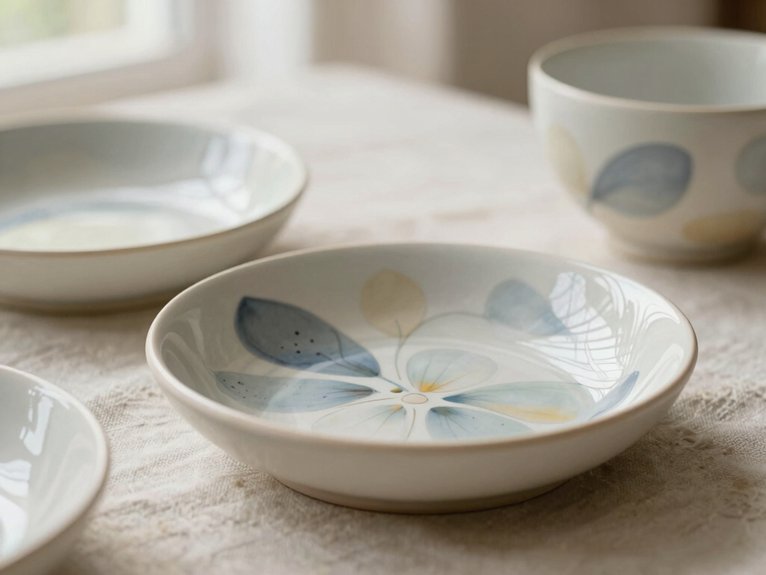 Ceramic Painting Ideas That Are Easy and Aesthetic 1 clean lines with smart colors