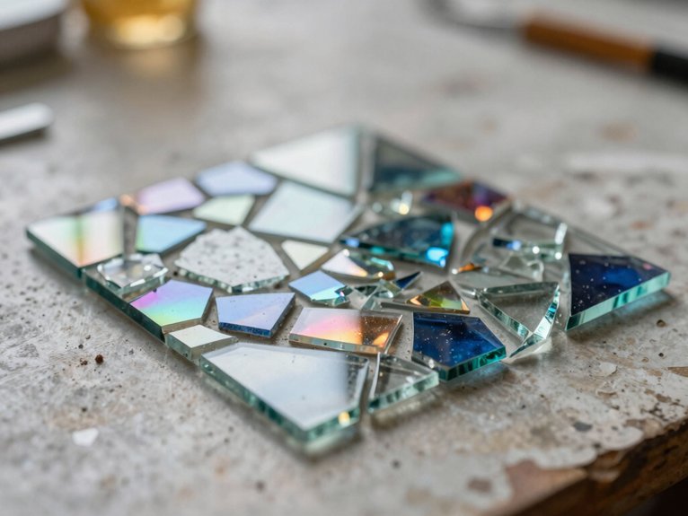 Broken Glass Crafts That Turn Pieces Into Art 13 clear strong glass craft glue