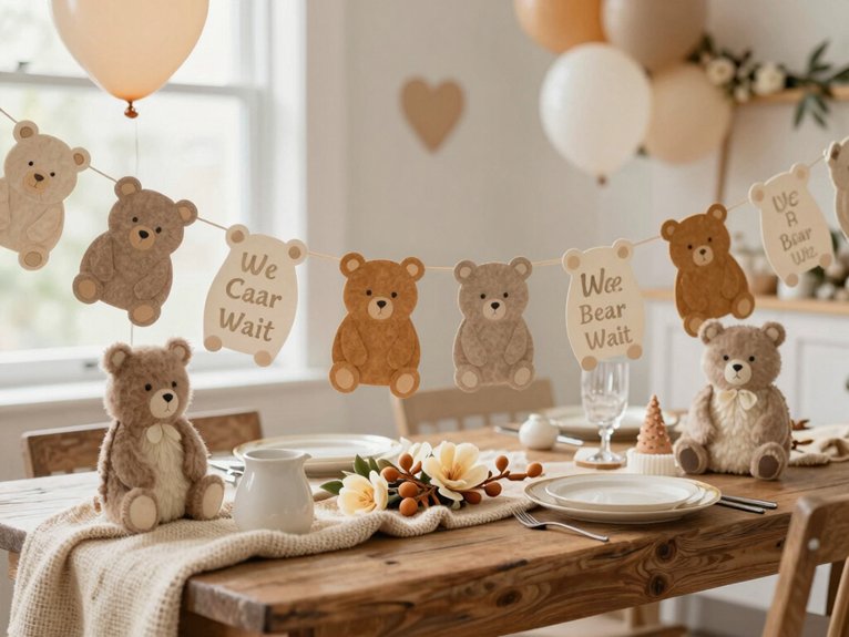 Baby Shower Theme Decorations That Feel Thoughtful and Cute 11 cozy bear baby shower decor