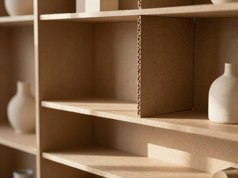 Cardboard Crafts Decoration Ideas That Look Surprisingly Stylish 5 crescent moon cardboard shelf
