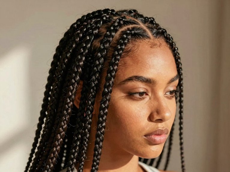 Fulani Braid Inspo That Looks Stylish and Timeless 22 crisp micro fulani braids