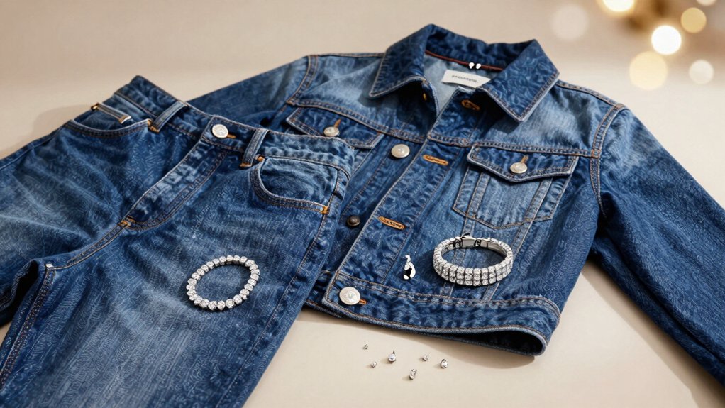 denim and diamond party outfits