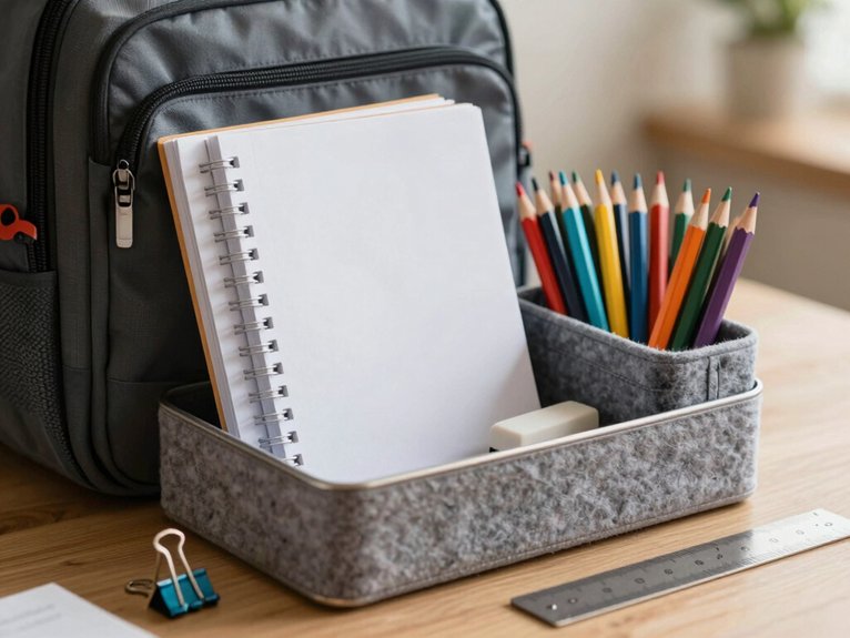desk organizer with handle