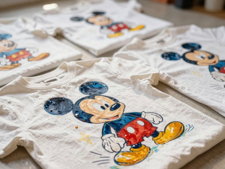 T Shirt Painting Ideas That Turn Basics Into Art 18 disney stencil easy color