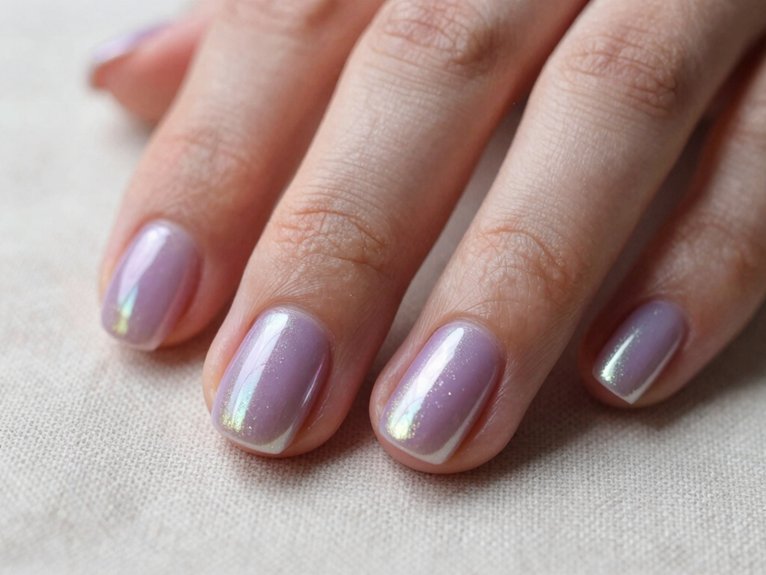 Lilac Chrome Nails That Feel Soft and Trendy 9 diy lilac chrome mirror nails