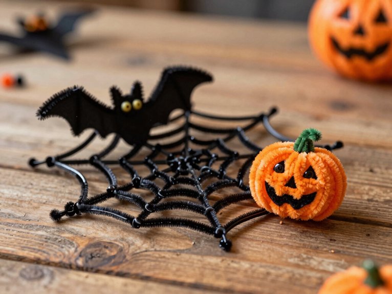 Pipe Cleaner Crafts That Are Fun and Surprisingly Creative 14 diy pipe cleaner pumpkin decor
