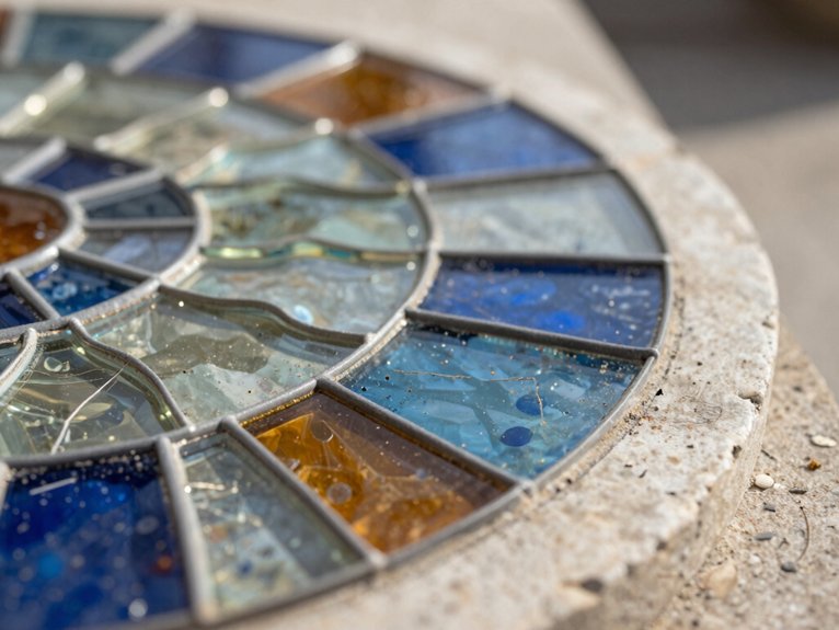 Broken Glass Crafts That Turn Pieces Into Art 5 dry run plan glass mosaic