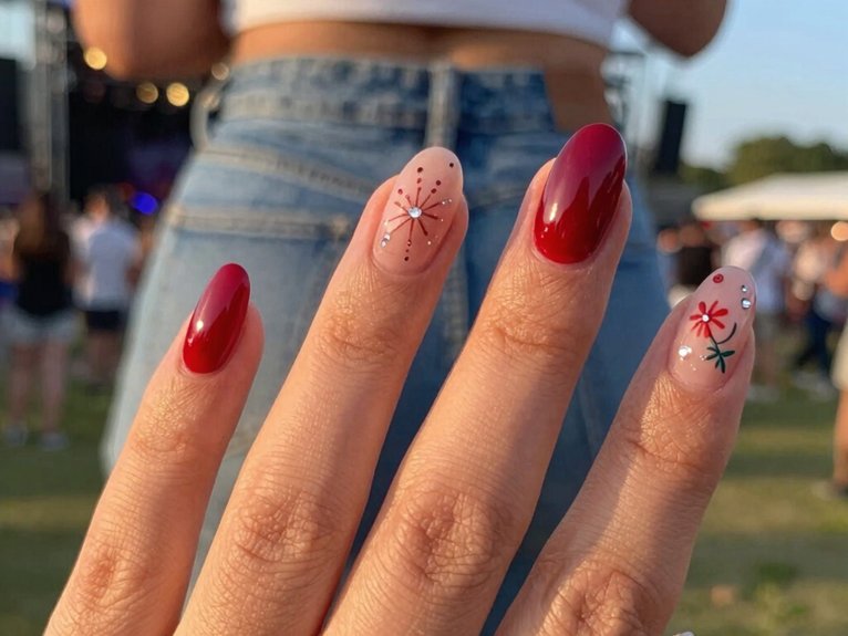 Country Concert Nails That Feel Bold and Fun 1 earthy nails concert ready comfort