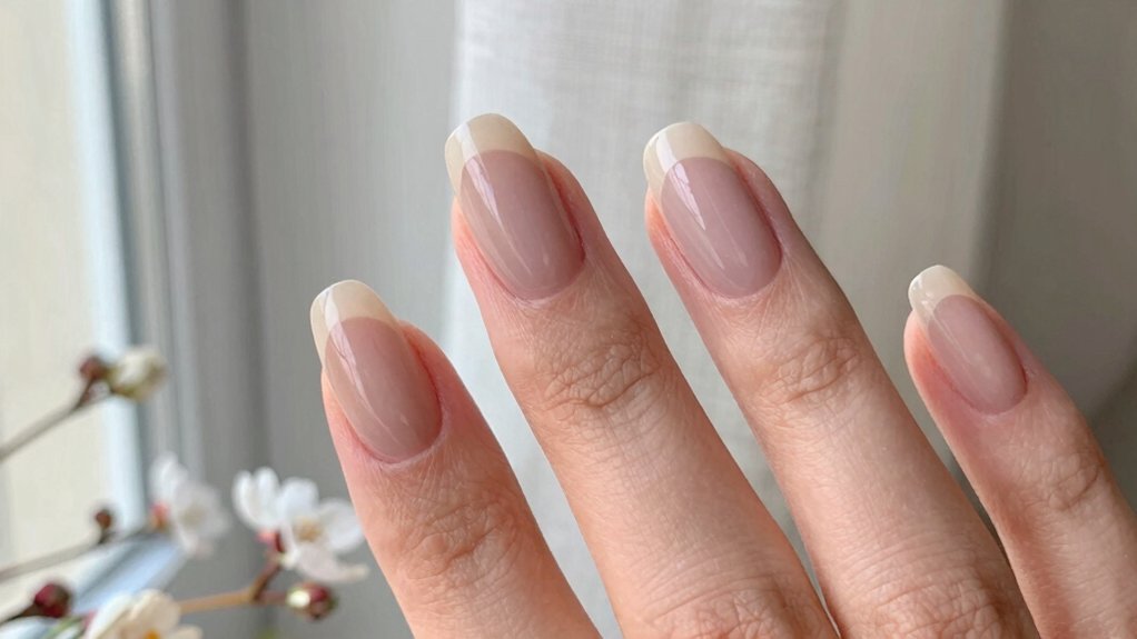 effortless neutral spring nails