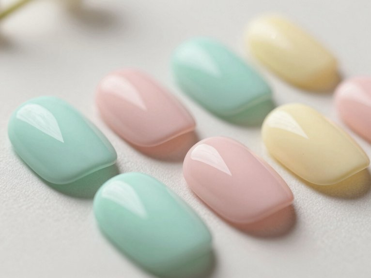 Solid Color Spring Nails That Look Clean and Chic 11 effortless oval spring nails
