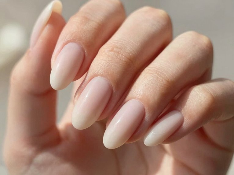 Neutral Spring Nails That Always Look Effortlessly Elegant 10 elegant spring nude nail finish