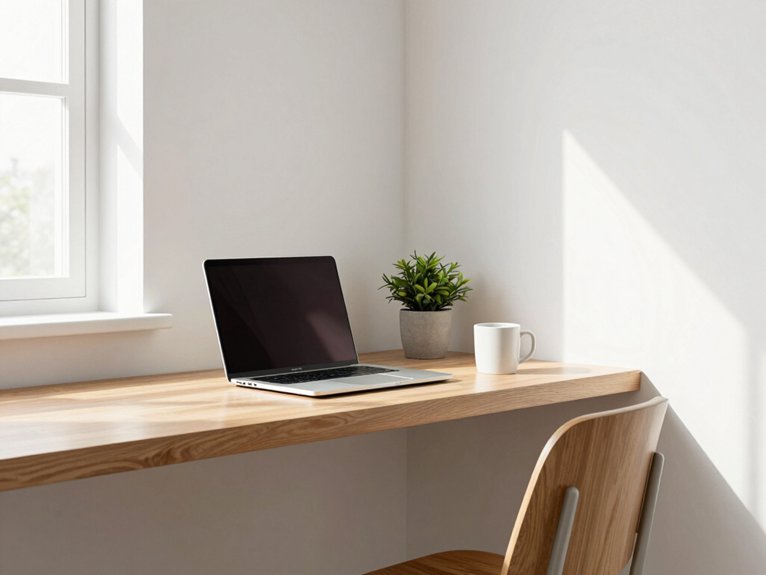 12 Small Home Office Corner Ideas That Maximize Every Inch 3 floating compact corner workspace