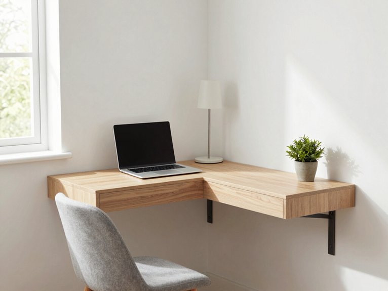 12 Small Home Office Corner Ideas That Maximize Every Inch 1 floating corner desk specs