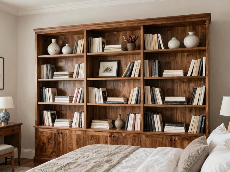 floor to ceiling bookcase divider