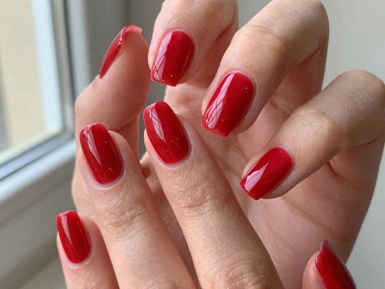 Red Spring Nails That Feel Fresh Not Heavy 1 fresh cherry glossy red nails