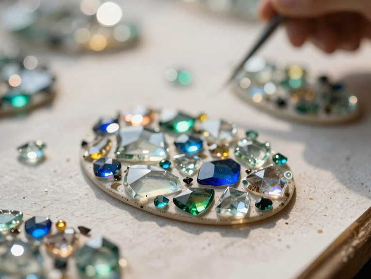 Broken Glass Crafts That Turn Pieces Into Art 3 gather clean glass and glue