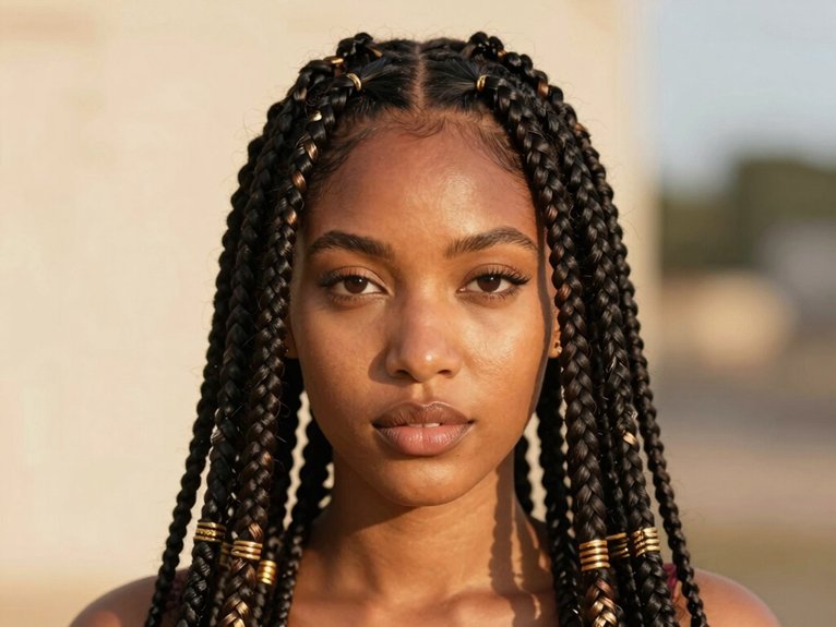 Fulani Braid Inspo That Looks Stylish and Timeless 17 geometric fulani braids with beads