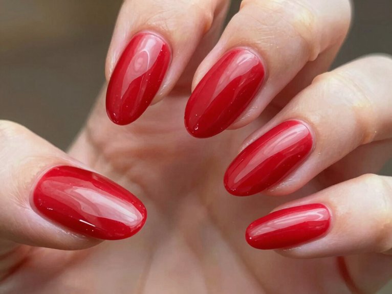Red Spring Nails That Feel Fresh Not Heavy 16 glossy top coats for red nails