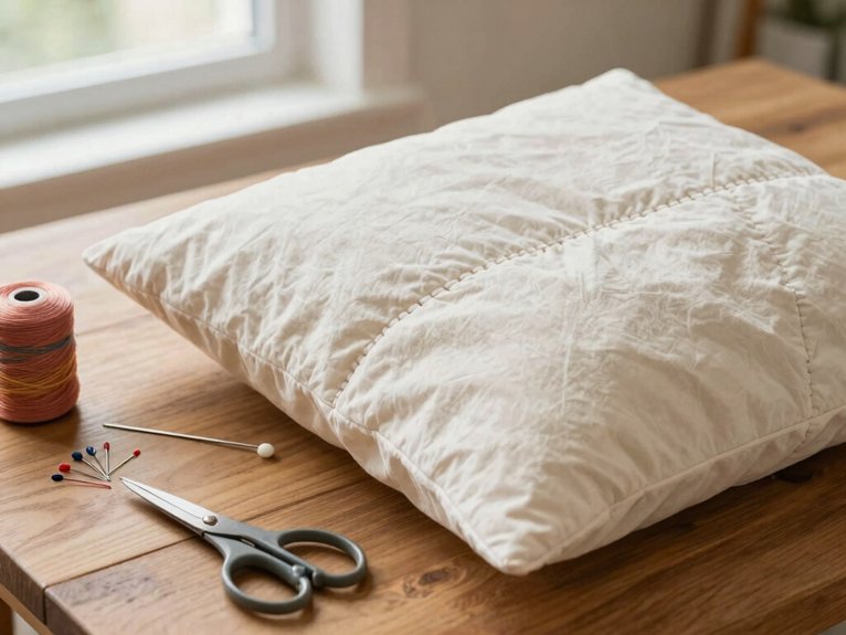 13 Hand Sewing Projects That Are Easy and Perfect for Beginners 5 hand sewn linen pillow cover