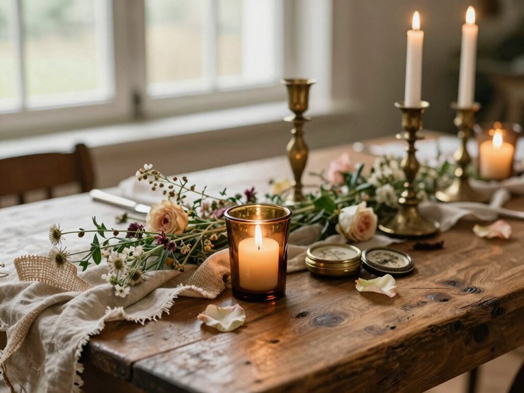 Rustic Wedding Decor Ideas That Feel Warm and Romantic 12 heirloom photos and lace