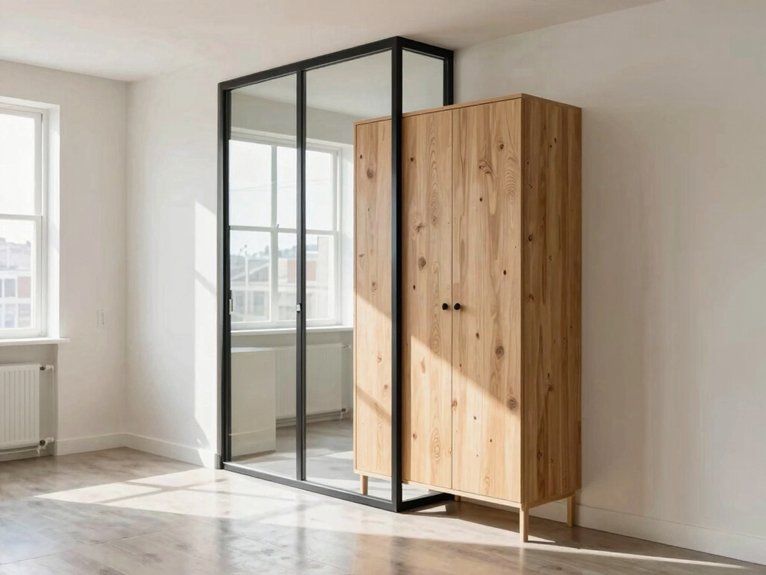 ikea cabinets with glass