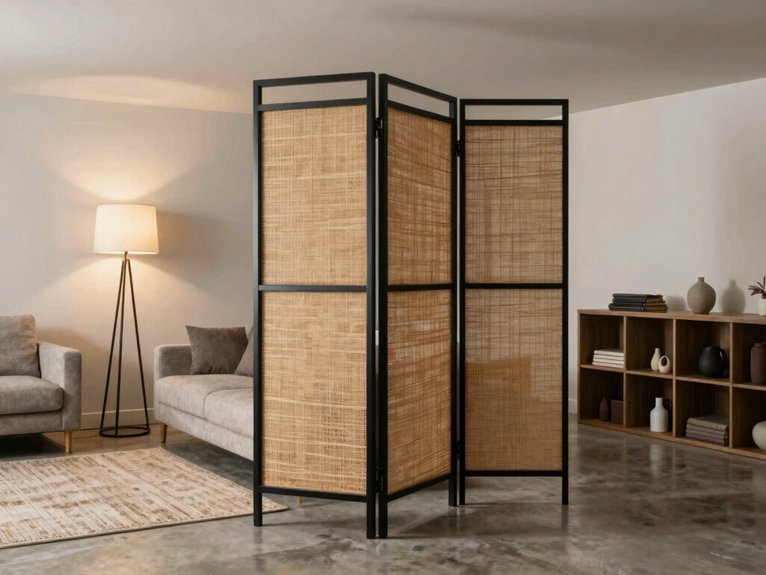 Basement Room Divider Ideas 14 intentional angled matched screen vignette