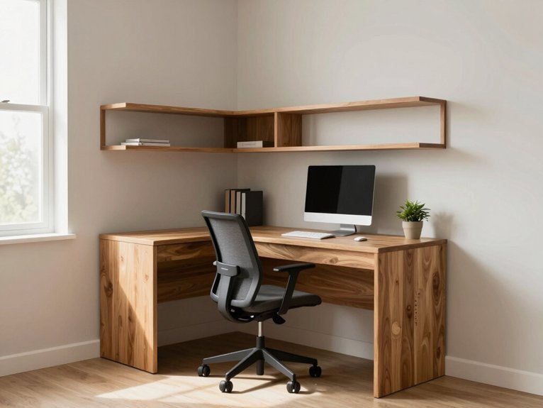 12 Small Home Office Corner Ideas That Maximize Every Inch 2 l shaped corner workspace setup