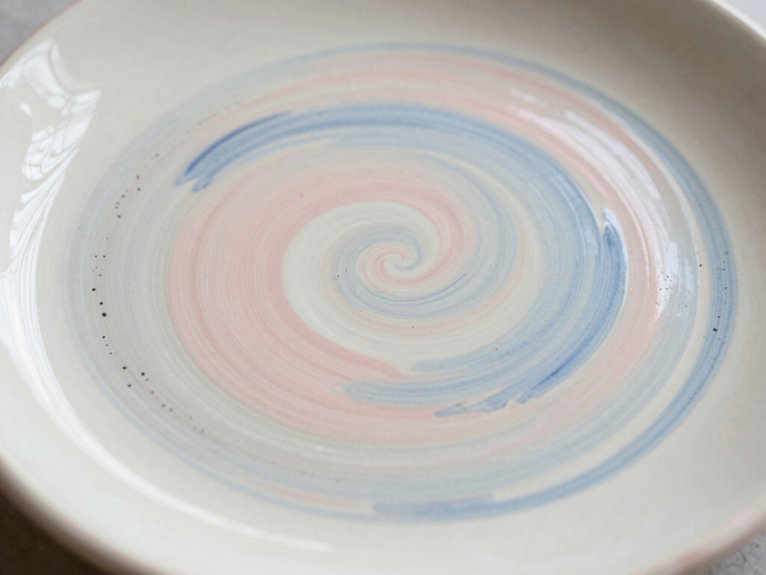 Ceramic Painting Ideas That Are Easy and Aesthetic 10 layer light colors first