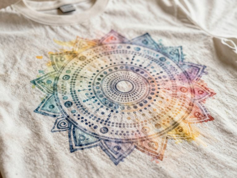 T Shirt Painting Ideas That Turn Basics Into Art 14 layered petals easy mandala