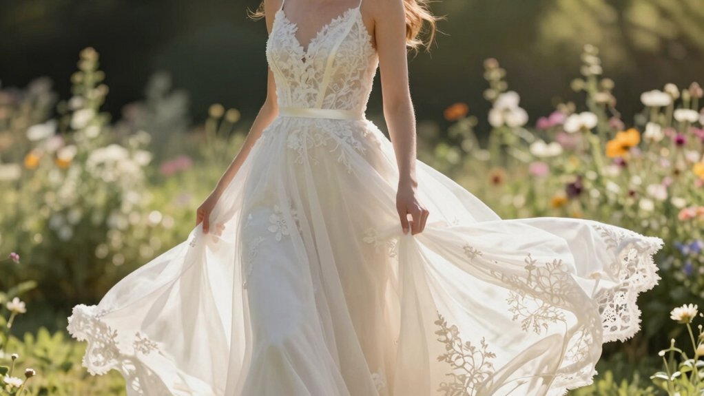 light romantic summer wedding dresses