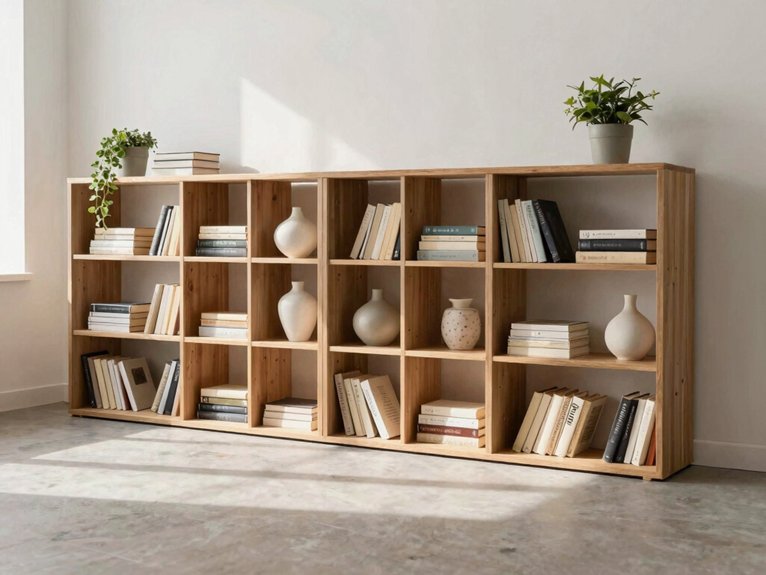 low profile storage divider solution