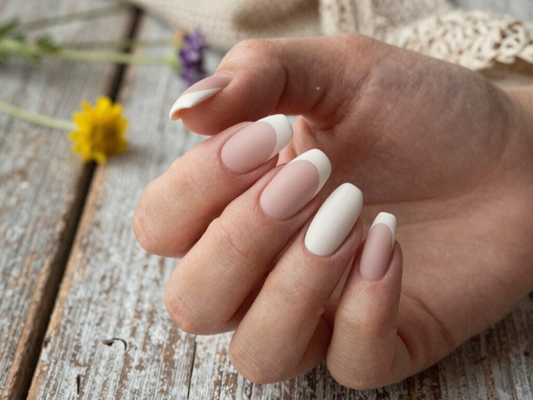 Country Concert Nails That Feel Bold and Fun 7 matte french country nail tips