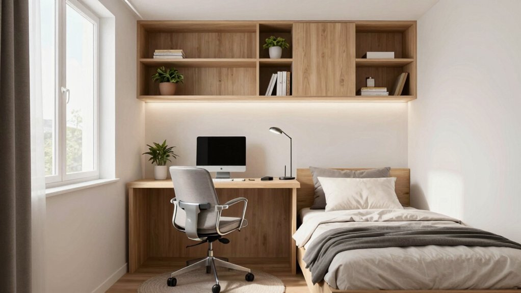 maximizing small home office guestroom