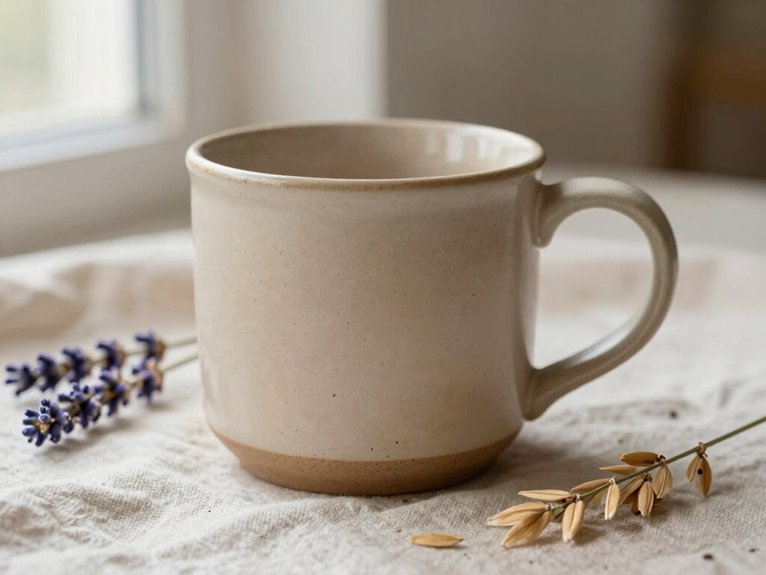 Ceramic Mug Ideas That Feel Cozy and Personal 8 minimalist calm with cozy texture