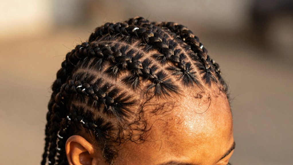 modern timeless fulani braids