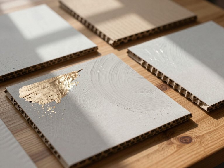 Cardboard Crafts Decoration Ideas That Look Surprisingly Stylish 9 paint texture matte black