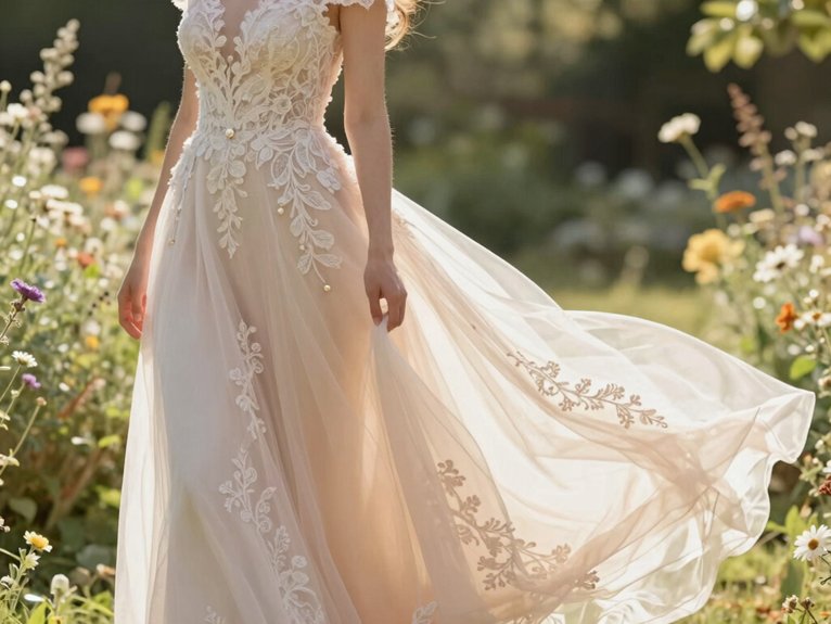 Summer Wedding Dresses That Feel Light and Romantic 6 pastel summer wedding dress shades
