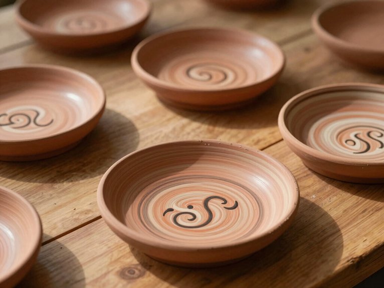 Hand Painted Pottery Ideas That Feel Personal and Artistic 8 personalized monogram quote pottery fast