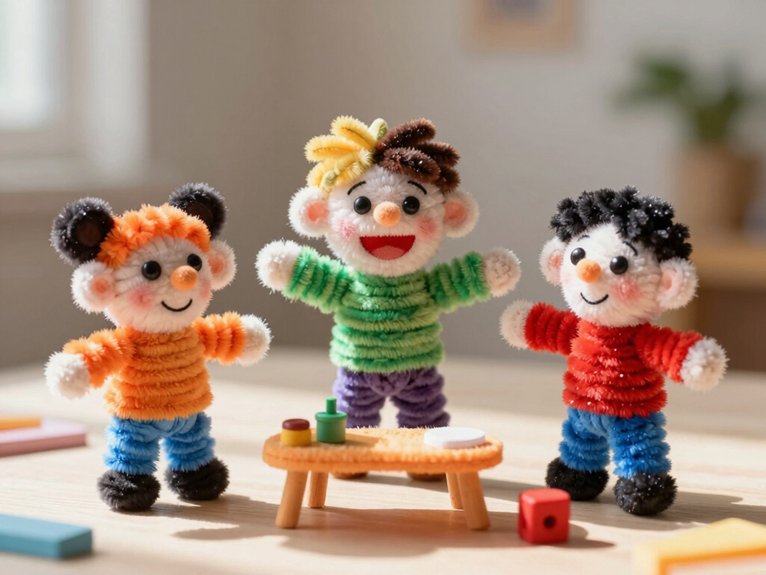 Pipe Cleaner Crafts That Are Fun and Surprisingly Creative 7 pipe cleaner finger puppets