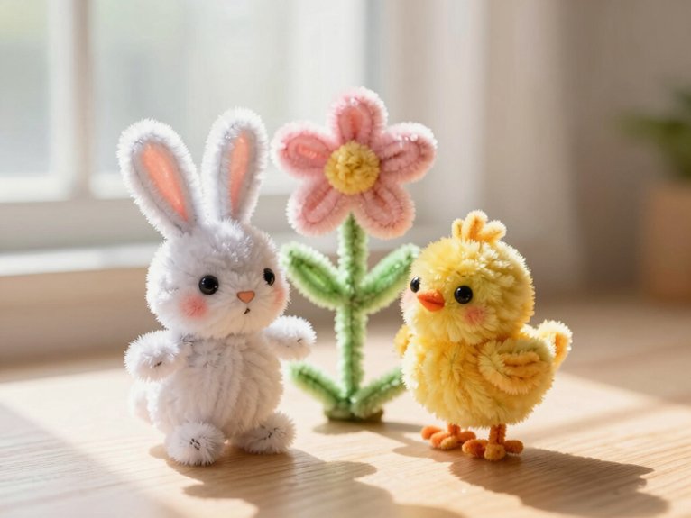Pipe Cleaner Crafts That Are Fun and Surprisingly Creative 20 pipe cleaner spring characters