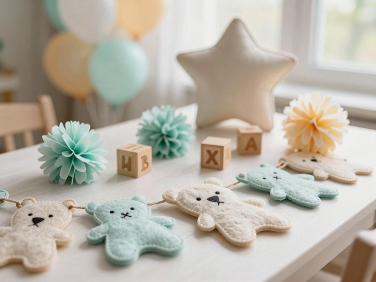 Baby Shower Theme Decorations That Feel Thoughtful and Cute 12 playful stuffed animal centerpieces