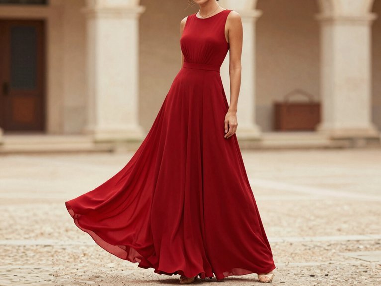 Red Dress Outfit Ideas That Always Stand Out 6 polished burgundy formal styling