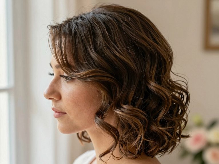Wedding Guest Hairstyles That Look Elegant and Effortless 18 polished kiss curl hold all night