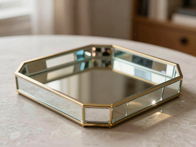 Dollar Tree Crafts That Look Expensive but Cost Almost Nothing 18 polished mirrored catch all tray