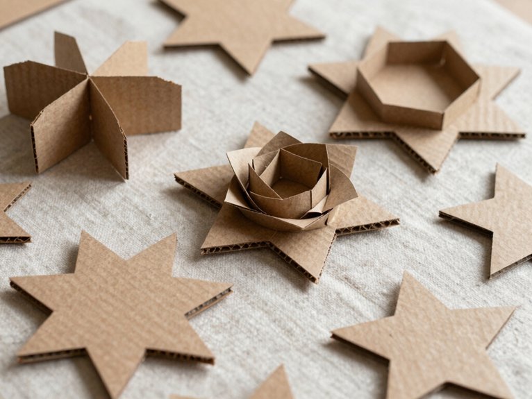 Cardboard Crafts Decoration Ideas That Look Surprisingly Stylish 2 prep cardboard with primer sealer