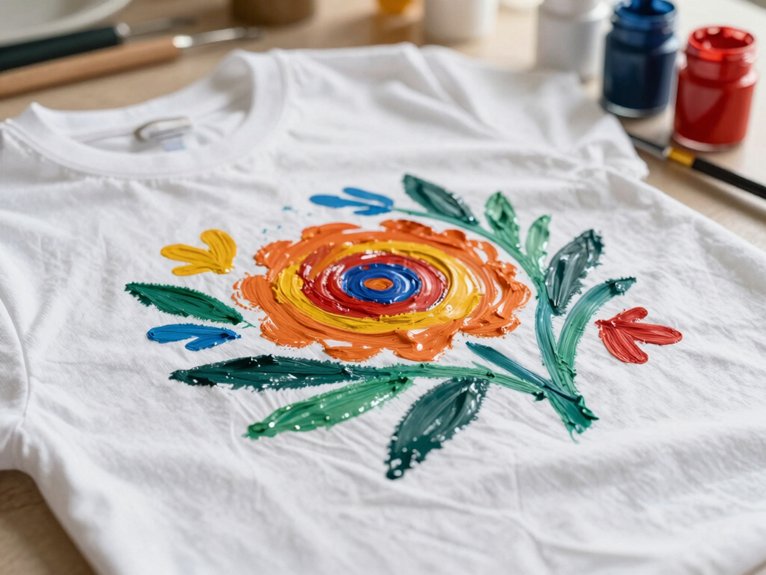 T Shirt Painting Ideas That Turn Basics Into Art 1 prep paint heat set t shirt
