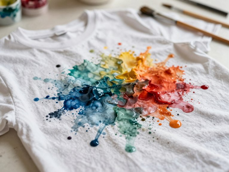 T Shirt Painting Ideas That Turn Basics Into Art 3 quick wash before painting