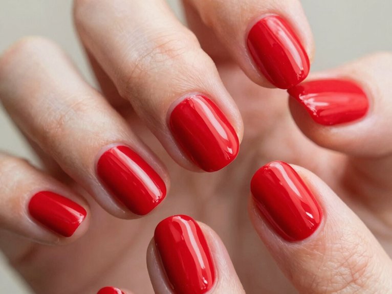 Red Spring Nails That Feel Bright and Seasonal 16 red heart french tip nails