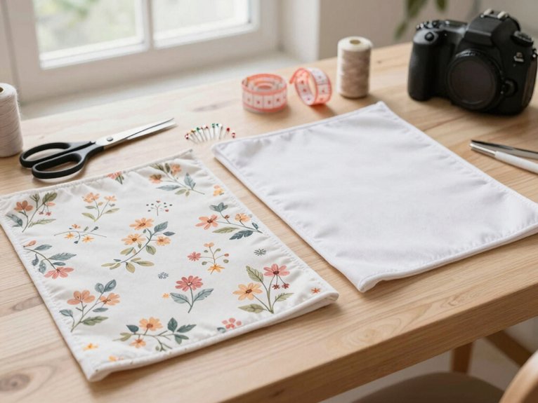 reversible cotton placemats sewing